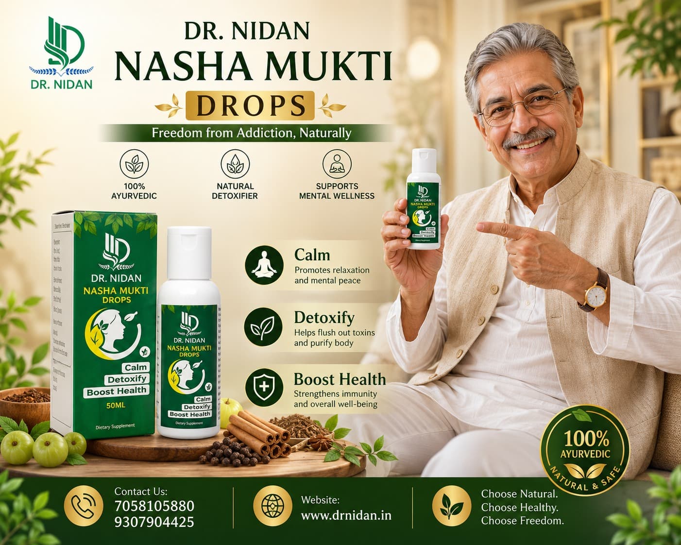 Dr. Nidan Nasha Mukti Drops